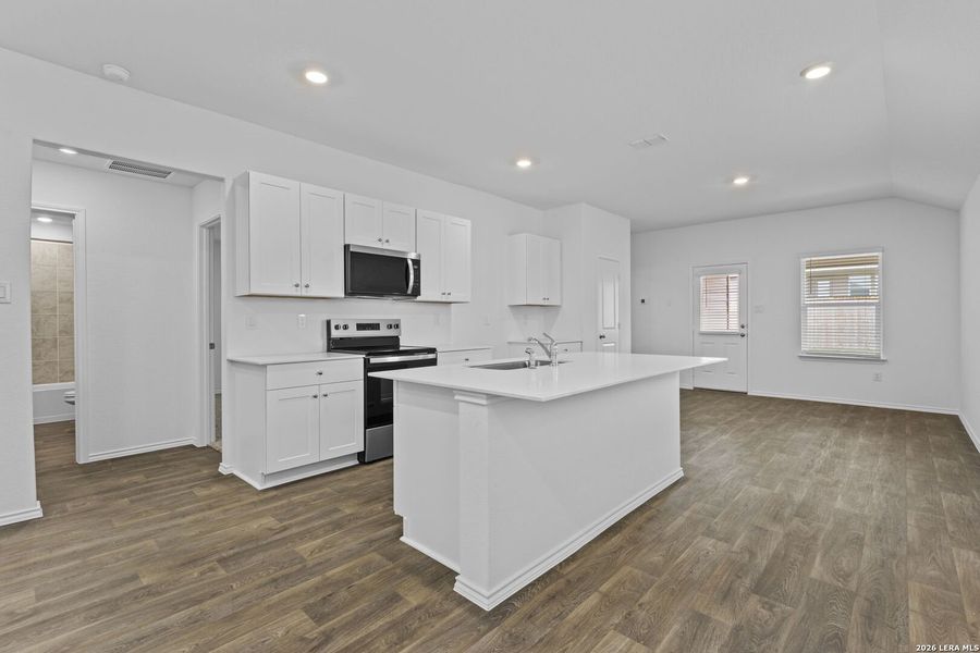 Furnished interior view inside a new home in Laurel Vistas, San Antonio (Image 4).
