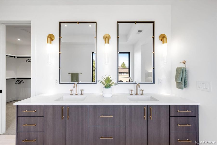 Furnished interior view inside a new home in , Denver (Image 29).