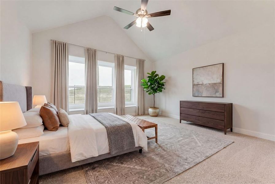 Furnished interior view inside a new home in Breezy Hill, Rockwall (Image 26).