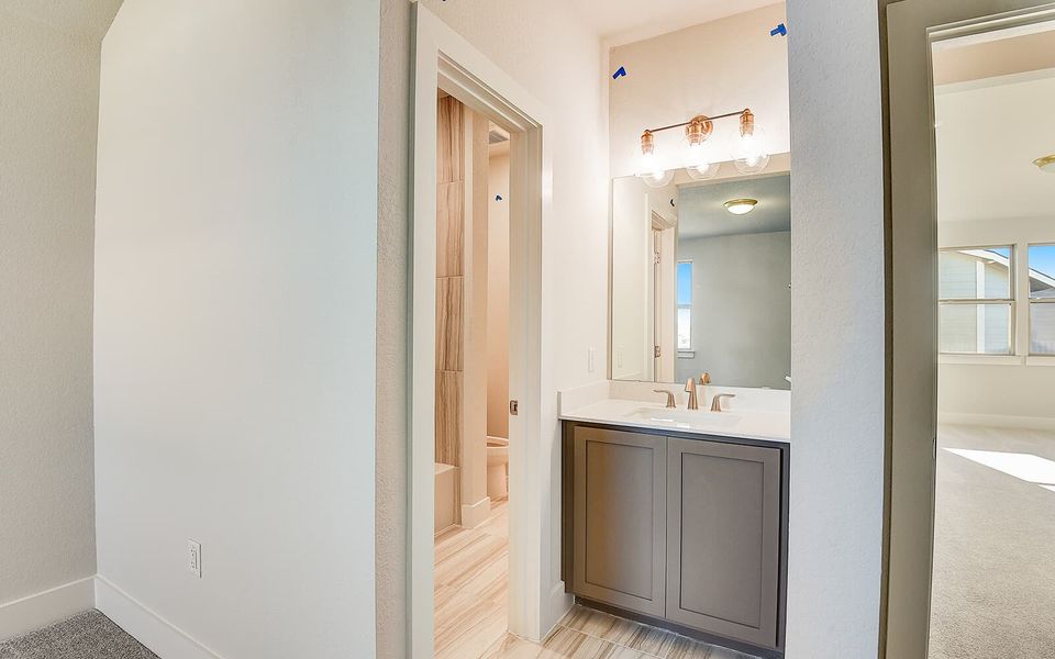 Furnished interior view inside a new home in Traditional Homes at Easton Park, Austin (Image 5). Furnished interior view inside a new home in Traditional Homes at Easton Park, Austin (Image 5).