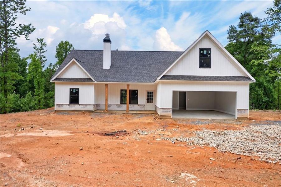In-progress construction of a new home in , Silver Creek, GA (Image 34).