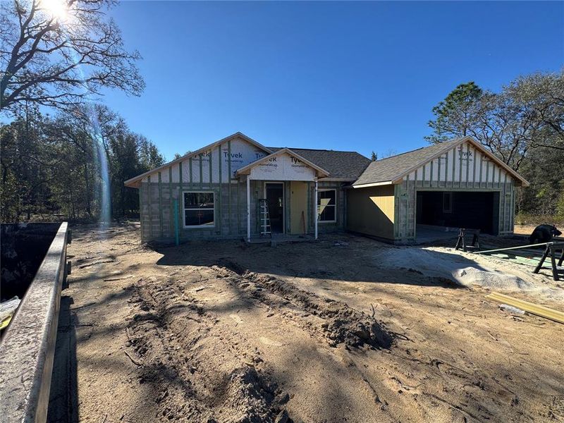In-progress construction of a new home in , Dunnellon, FL (Image 6). In-progress construction of a new home in , Dunnellon, FL (Image 6).
