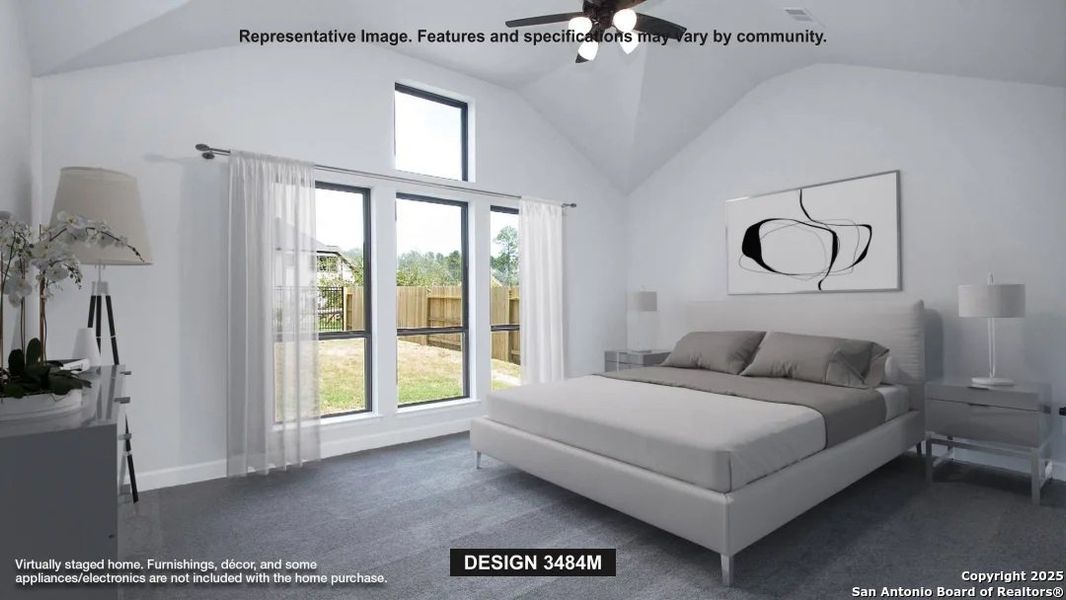 Furnished interior view inside a new home in Hidden Canyon 55', San Antonio (Image 5).