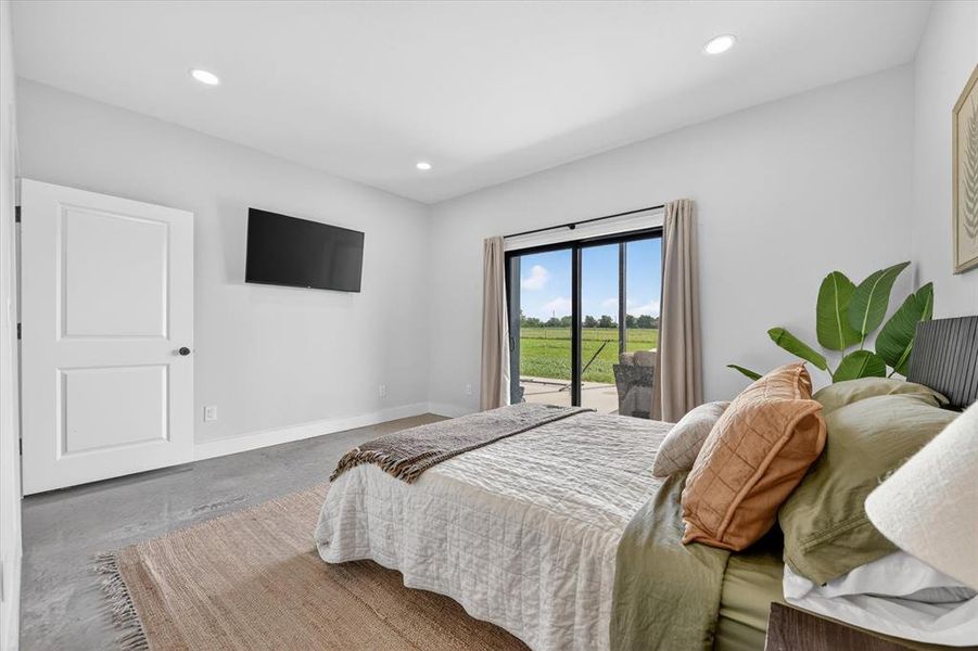 Furnished interior view inside a new home in , Ponder (Image 25).