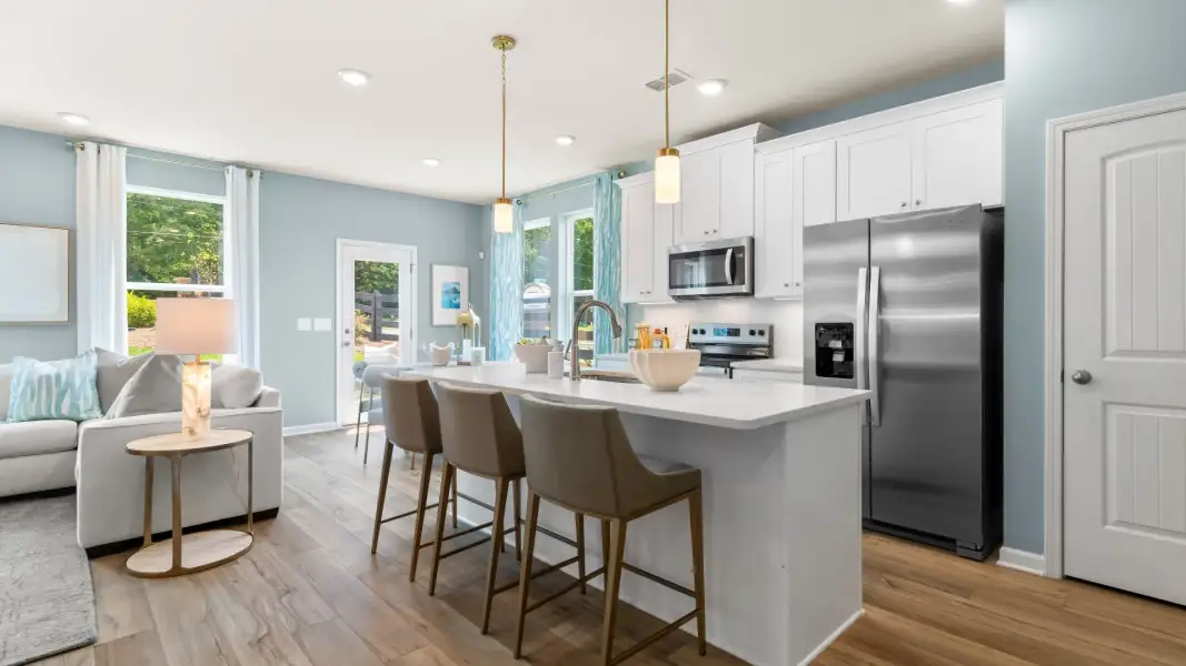 Representative furnished interior of a home built from the Luca by DRB Homes in McAvoy at Eagles Landing, Stockbridge (Image 8).