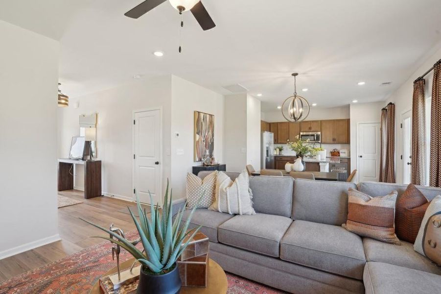 Furnished interior view inside a new home in Sycamore Crest, Calhoun (Image 31). Furnished interior view inside a new home in Sycamore Crest, Calhoun (Image 31).