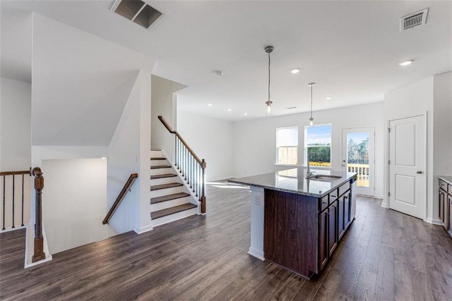 Furnished interior view inside a new home in Auburn Glen, Dacula (Image 7).