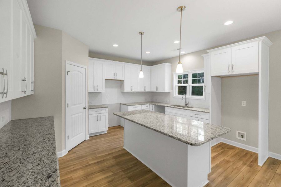 Representative furnished interior of a home built from the Drayton by Caviness & Cates Communities in Bartlett Manor, Youngsville (Image 156).