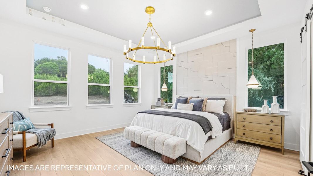 Representative furnished interior of a home built from the The Bremond by D.R. Horton in Sola Vista at West Cypress Hills, Briarcliff (Image 17).