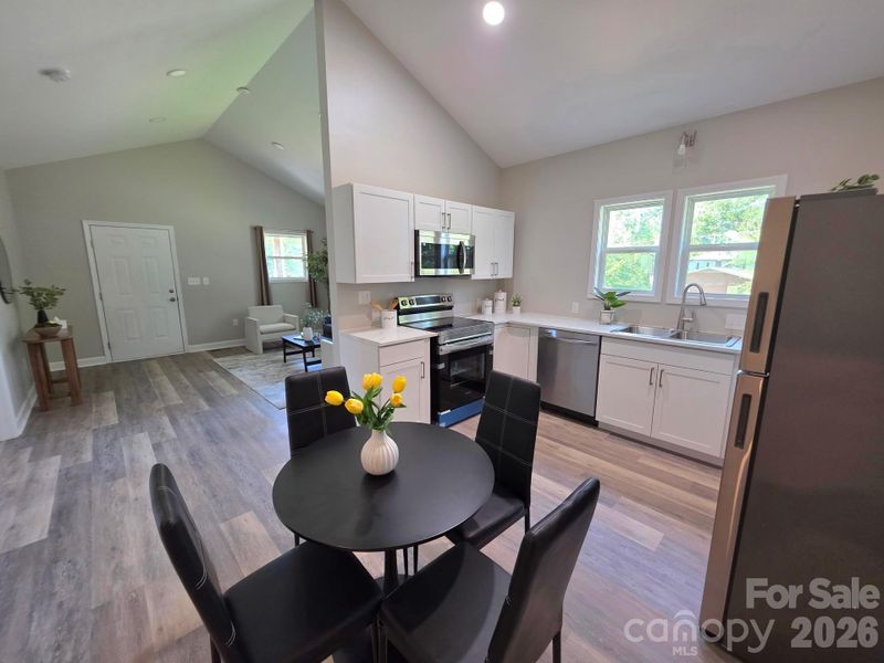 Furnished interior view inside a new home in , Statesville (Image 8).