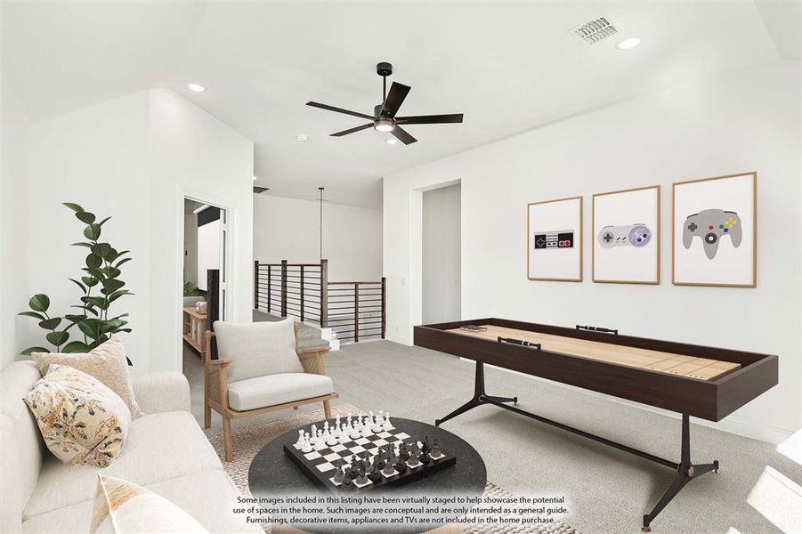 Furnished interior view inside a new home in Glenbrook, Red Oak (Image 6).