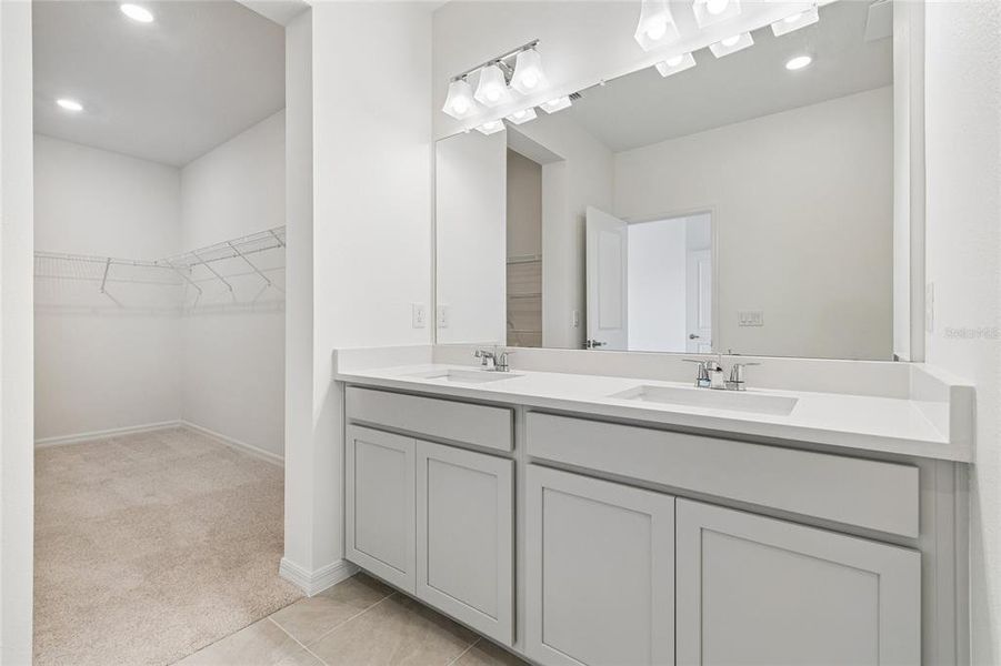 Furnished interior view inside a new home in Waterset Townhomes, Apollo Beach (Image 10).