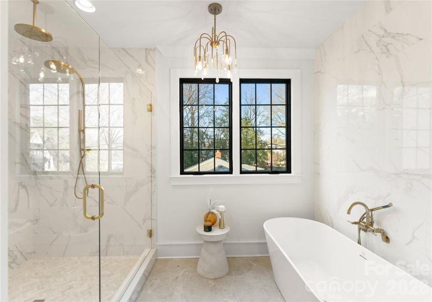 Furnished interior view inside a new home in , Charlotte (Image 16).