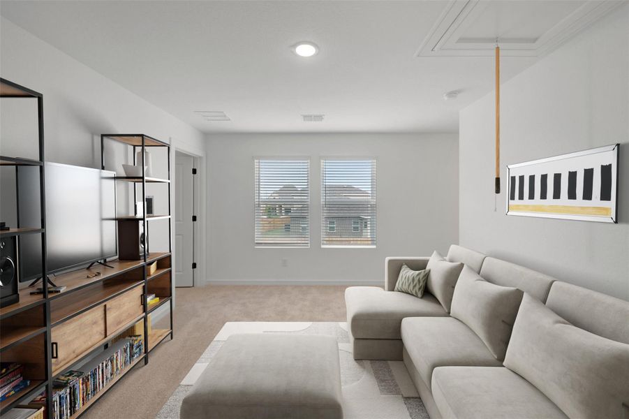 Versatile loft (*Photo not of actual home and used for illustration purposes only.)