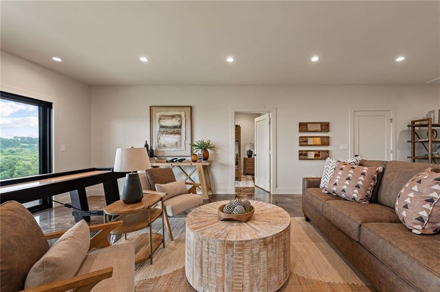Furnished interior view inside a new home in , Morganton (Image 39).