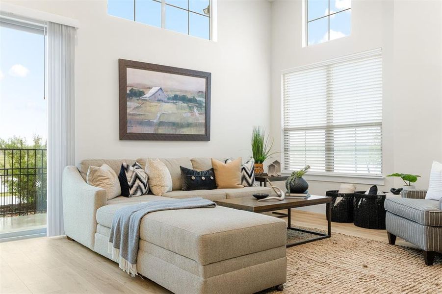 Furnished interior view inside a new home in Woodbridge, Wylie (Image 12).