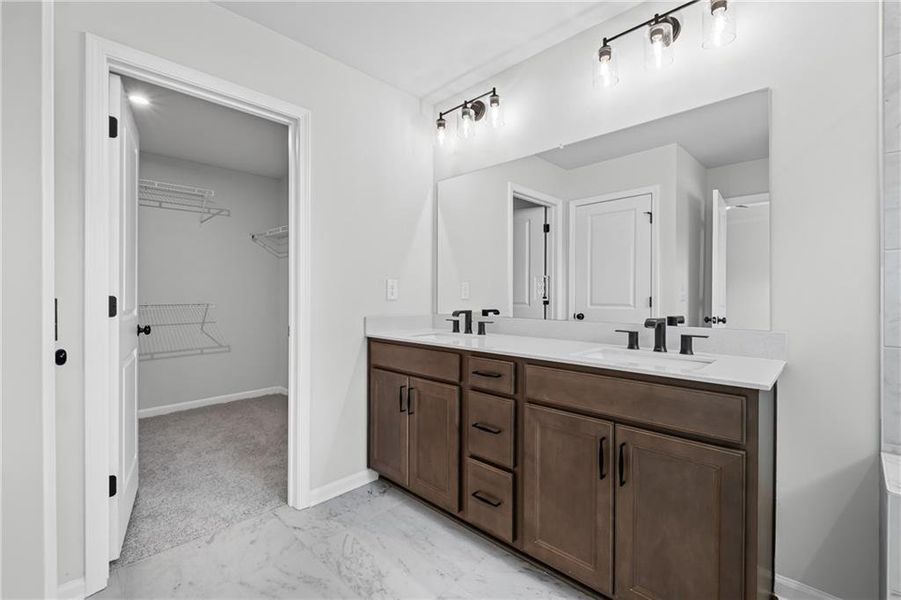 Furnished interior view inside a new home in Adler Springs, Powder Springs (Image 6).