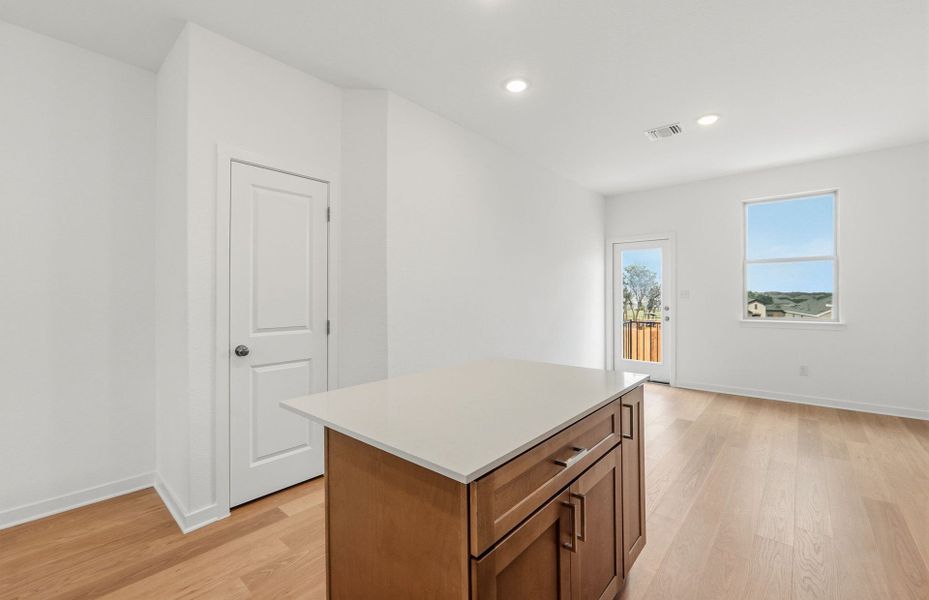 Furnished interior view inside a new home in La Cima, San Marcos (Image 10).