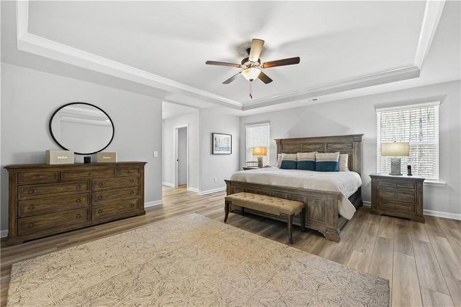 Furnished interior view inside a new home in , Atlanta (Image 14).