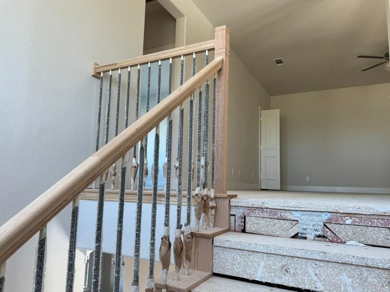 In-progress construction of a new home in Rocky Top, Krum, TX (Image 19).