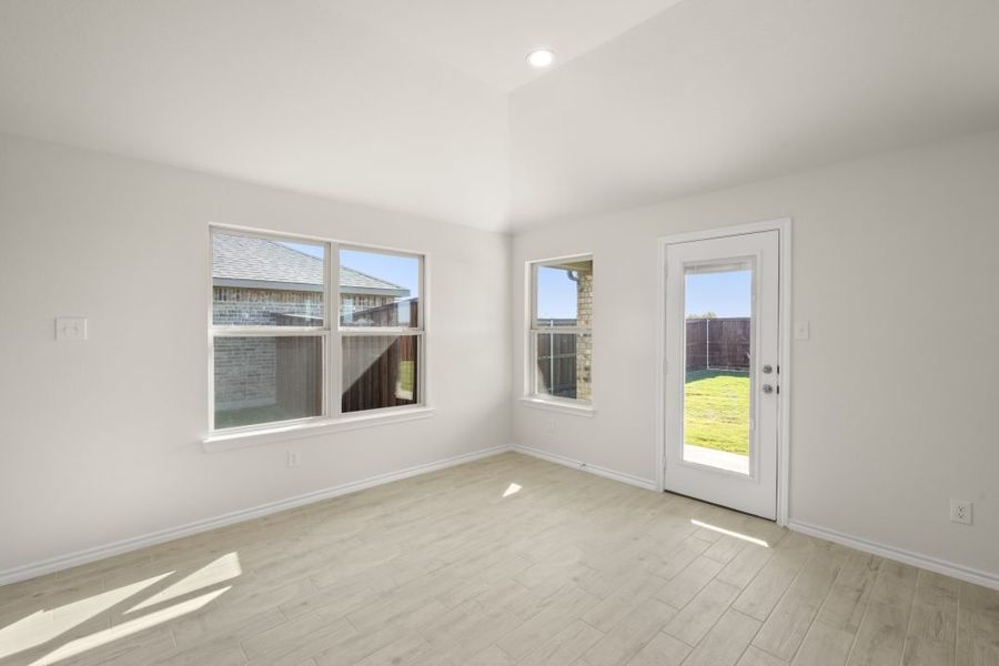Front exterior of a new home in Myrtle Creek, Waxahachie, TX, highlighting curb appeal (Image 13).