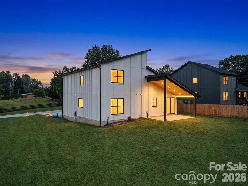 Exterior details and patio area of a home in , Flat Rock (Image 26). Exterior details and patio area of a home in , Flat Rock (Image 26).