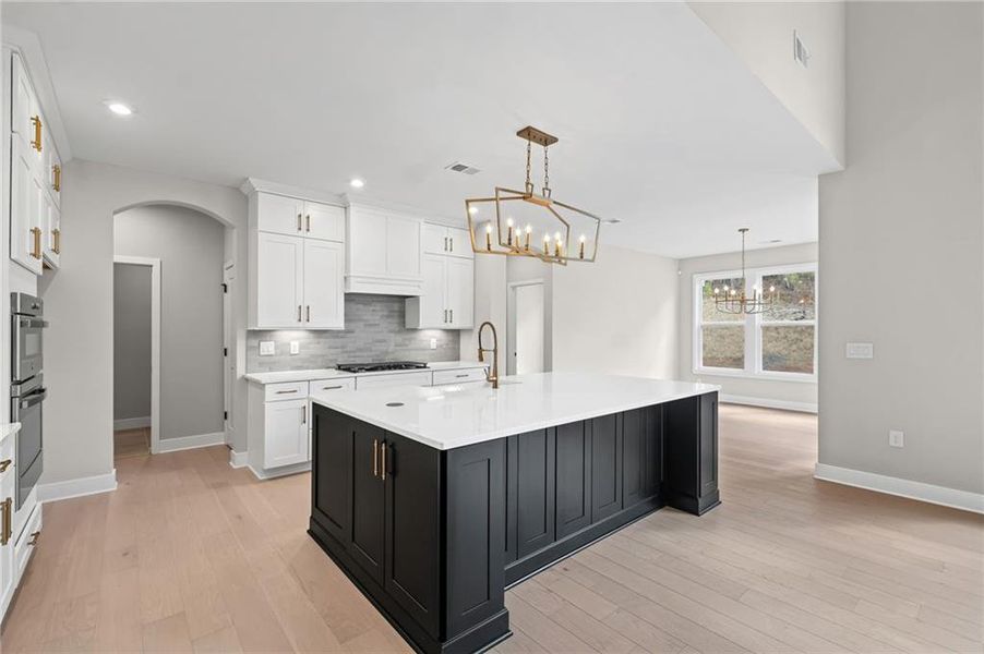 Furnished interior view inside a new home in Governor’s Preserve, Canton (Image 11).