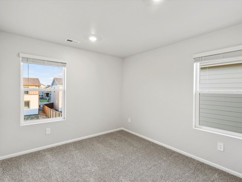 Spacious, unfurnished interior of a new home in Poudre Heights: The Lakes Collection, Windsor (Image 17). Spacious, unfurnished interior of a new home in Poudre Heights: The Lakes Collection, Windsor (Image 17).