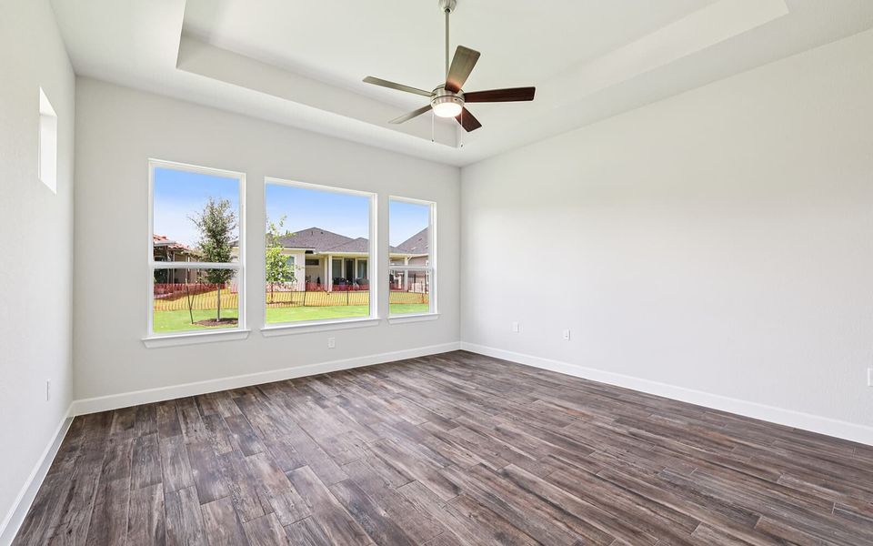 Spacious, unfurnished interior of a new home in Kissing Tree, San Marcos (Image 18). Spacious, unfurnished interior of a new home in Kissing Tree, San Marcos (Image 18).