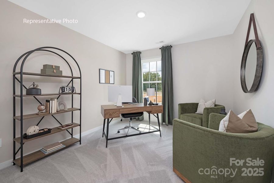 Furnished interior view inside a new home in Sanctuary at Southgate, Indian Trail (Image 11).