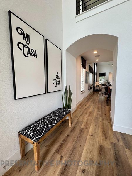 Furnished interior view inside a new home in Pomona, Manvel (Image 16). Furnished interior view inside a new home in Pomona, Manvel (Image 16).