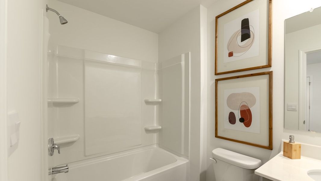 Furnished interior view inside a new home in Harvest Park, Decatur (Image 13).