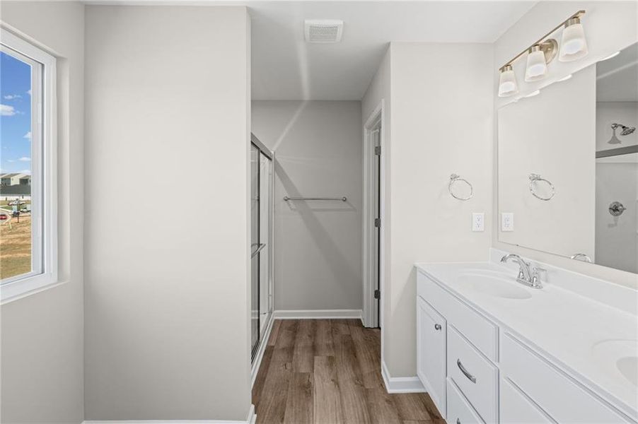 Furnished interior view inside a new home in Twin Lakes, Hoschton (Image 10).
