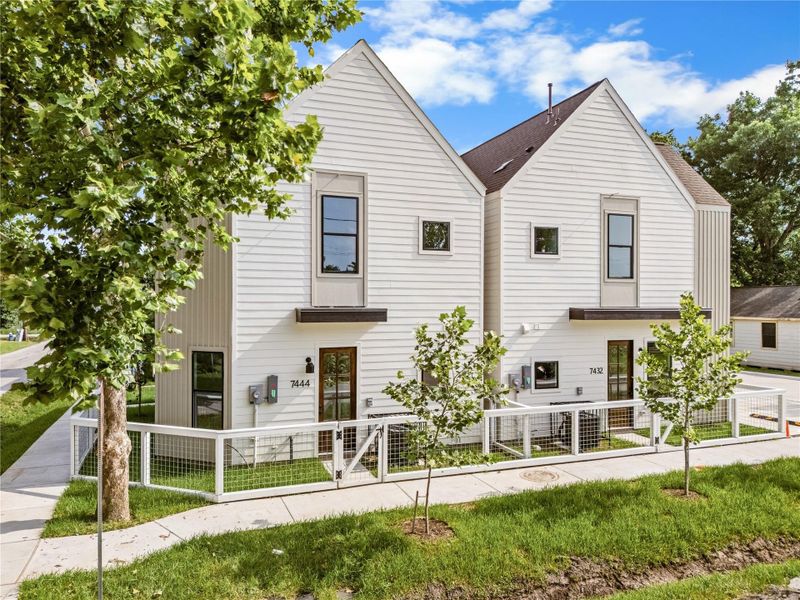 Street-side view of Tremper Court — the curb appeal Denver Harbor needed Street-side view of Tremper Court — the curb appeal Denver Harbor needed