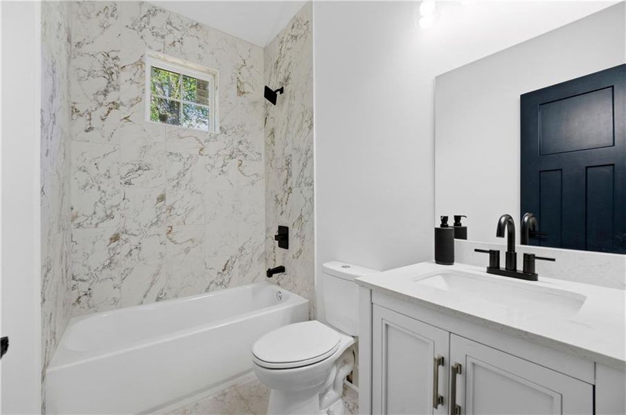 Furnished interior view inside a new home in , Atlanta (Image 28).