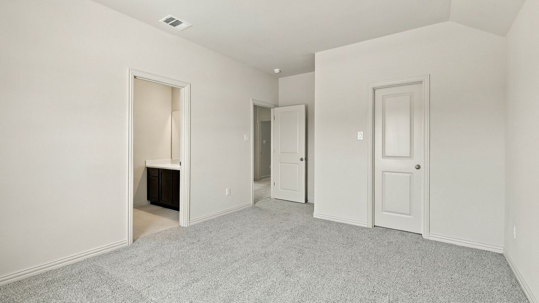 Furnished interior view inside a new home in Wildflower Ranch, Fort Worth (Image 35). Furnished interior view inside a new home in Wildflower Ranch, Fort Worth (Image 35).