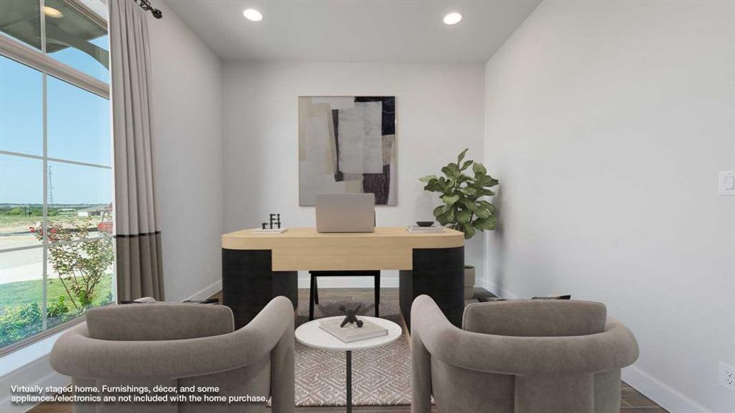 Furnished interior view inside a new home in The Heights At Uptown Celina 50', Celina (Image 12). Furnished interior view inside a new home in The Heights At Uptown Celina 50', Celina (Image 12).