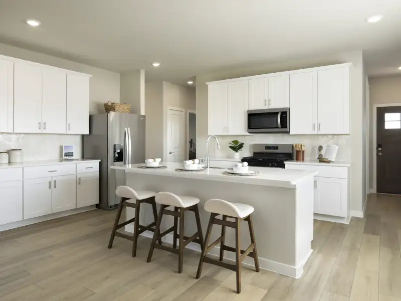 Furnished interior view inside a new home in Southridge, Princeton (Image 4).
