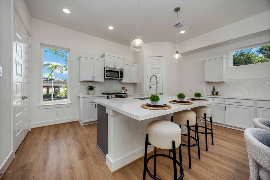 Furnished interior view inside a new home in , Houston (Image 3). Furnished interior view inside a new home in , Houston (Image 3).