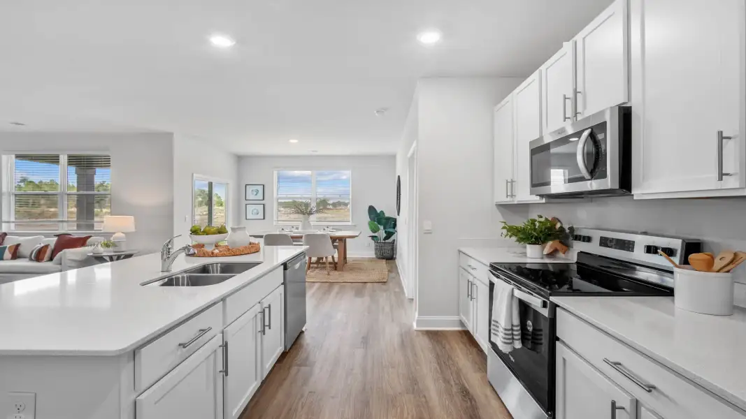 Furnished interior view inside a new home in The Retreat at East Argent, Ridgeland (Image 5).