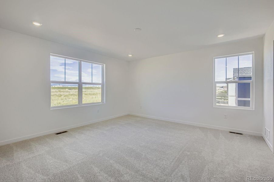 Spacious, unfurnished interior of a new home in Ledge Rock: The Pioneer Collection, Johnstown (Image 10). Spacious, unfurnished interior of a new home in Ledge Rock: The Pioneer Collection, Johnstown (Image 10).