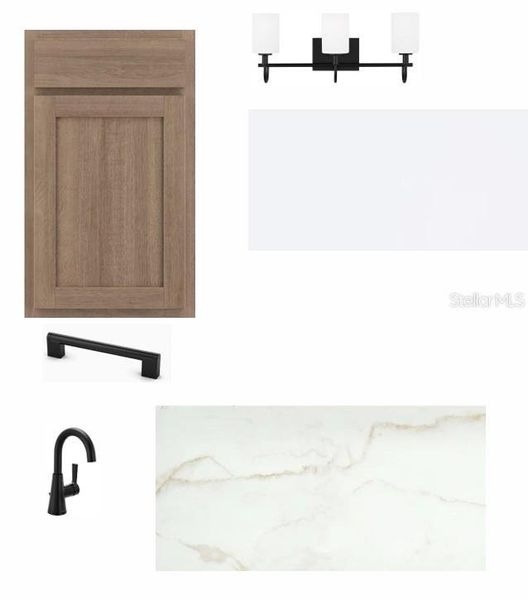 Sample of building materials used in homes in Soleta at Starkey Ranch - Cottage Series, Odessa (Image 8). Sample of building materials used in homes in Soleta at Starkey Ranch - Cottage Series, Odessa (Image 8).