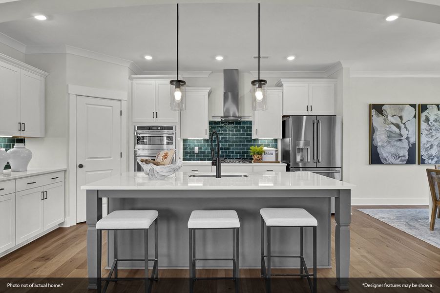Furnished interior view inside a new home in Grand Park, Leland (Image 9).