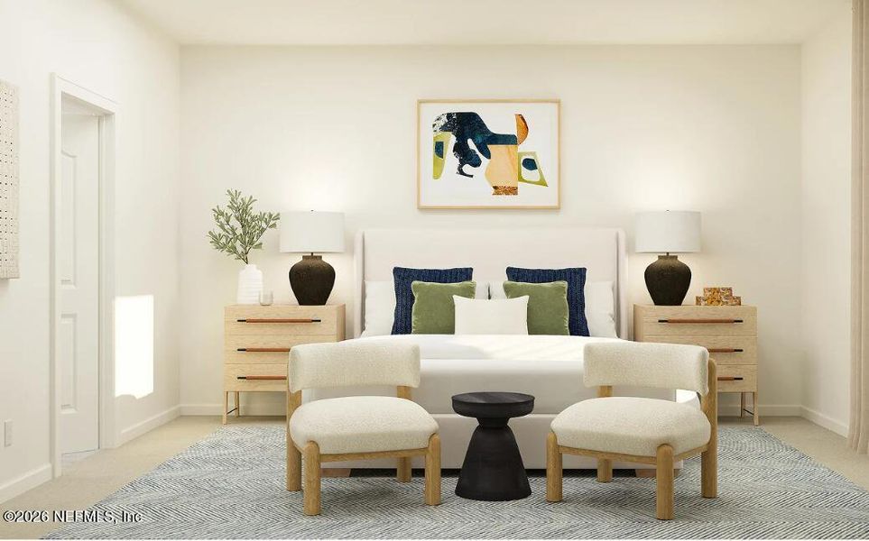 Furnished interior view inside a new home in Granary Park, Green Cove Springs (Image 14).