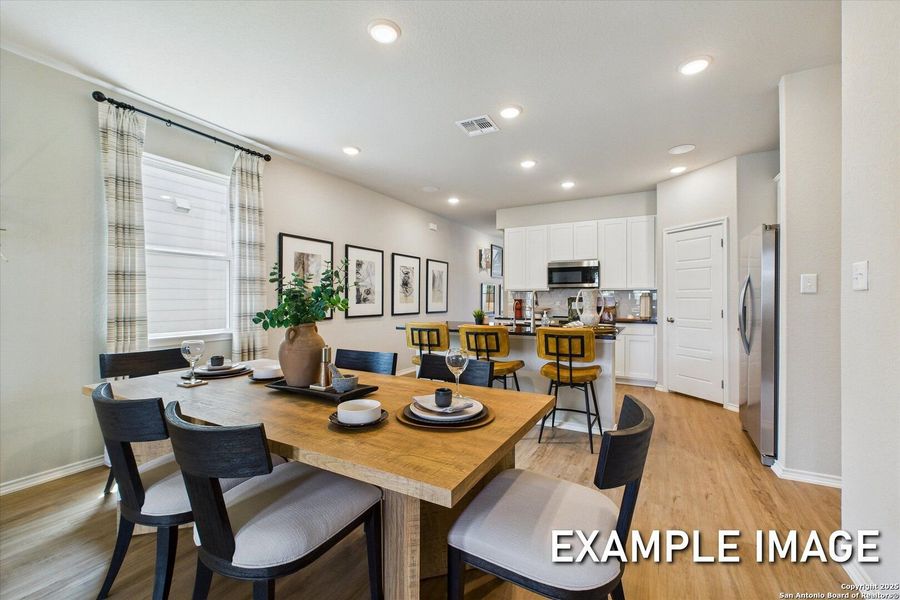 Furnished interior view inside a new home in Agave, San Antonio (Image 14).