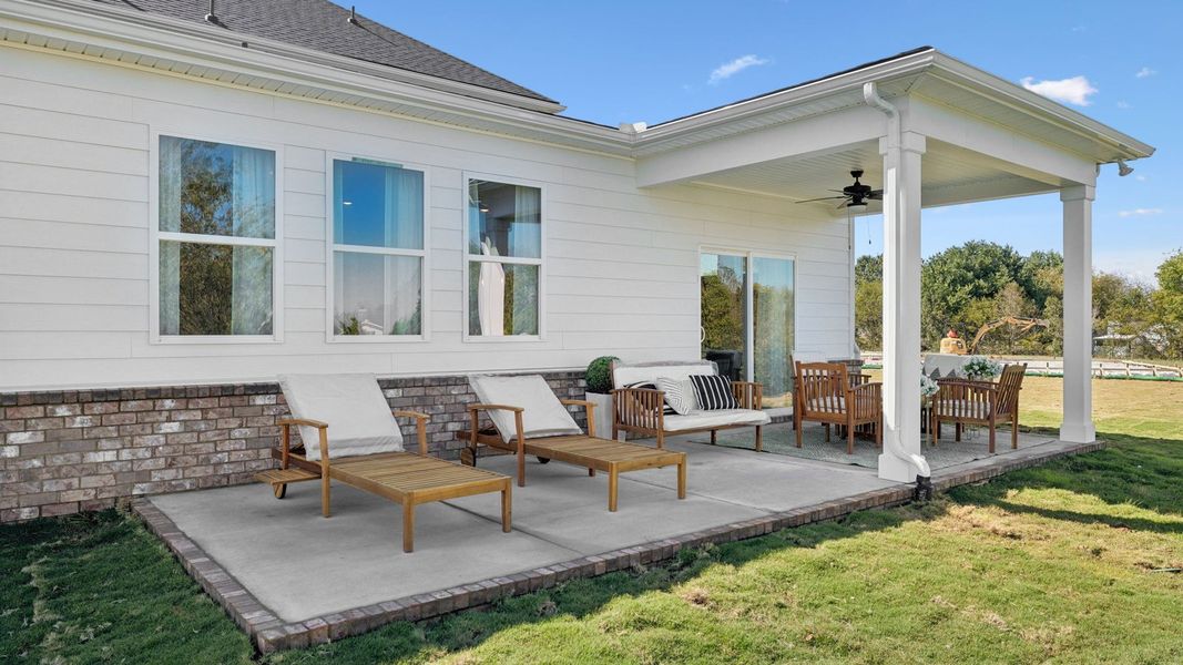 Exterior details and patio area of a home in Pottsview, Smyrna (Image 29). Exterior details and patio area of a home in Pottsview, Smyrna (Image 29).