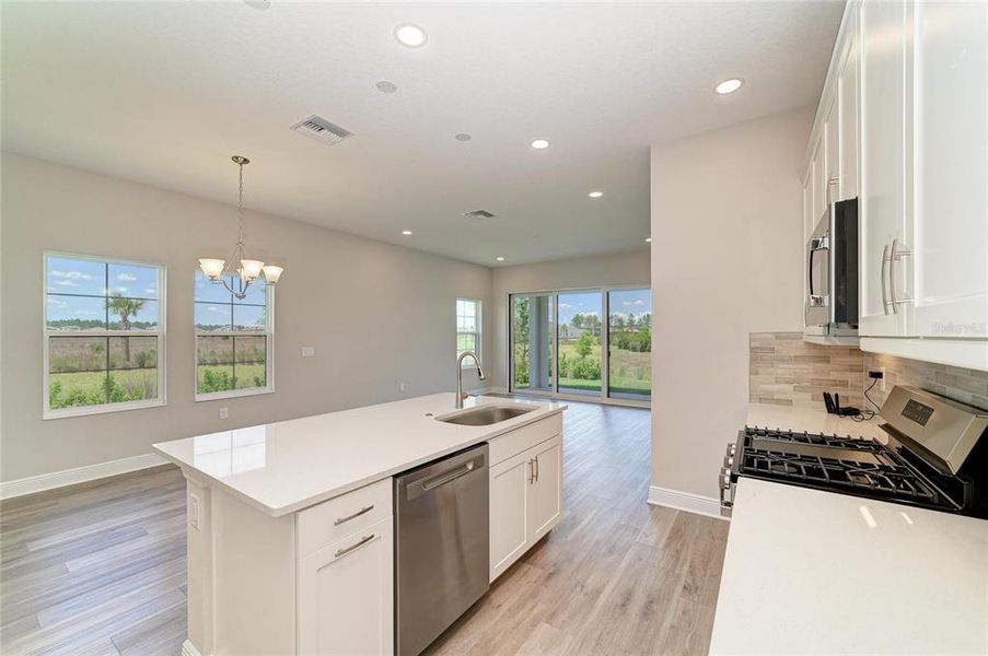 Furnished interior view inside a new home in Two Rivers, Zephyrhills (Image 9). Furnished interior view inside a new home in Two Rivers, Zephyrhills (Image 9).