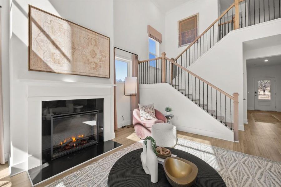 Furnished interior in a model home at Wellington Estates in Madison (Image 6).