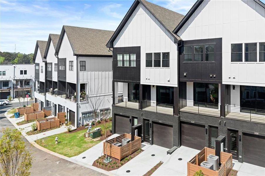 Front exterior of a new home in , Alpharetta, GA, highlighting curb appeal (Image 23).