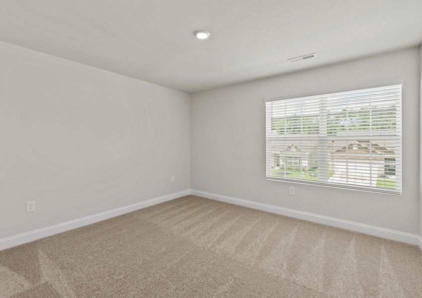 Each bedroom has its own closet